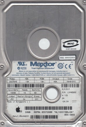 Maxtor 33073H3 Hard Disk Drive