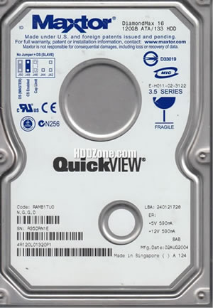 Maxtor 4R120L0 Hard Disk Drive