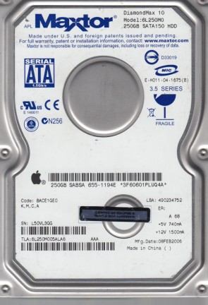 Maxtor 6L250M0 Hard Disk Drive