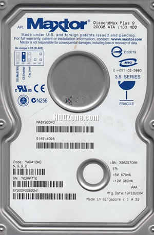 Maxtor 6Y200P Hard Disk Drive