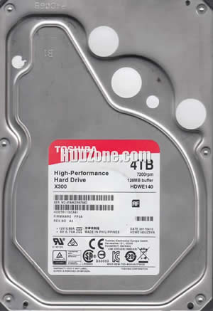 Toshiba HDWE140UZSVA Hard Disk Drive