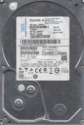 Hitachi HUA722050CLA330 Hard Disk Drive