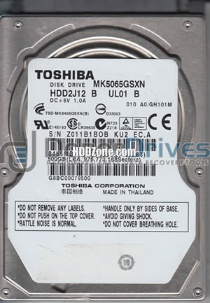 Toshiba MK5056GSXN Hard Disk Drive