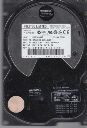 Fujitsu MPB3064AT Hard Disk Drive