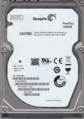 Seagate ST1000LM002 Hard Disk Drive