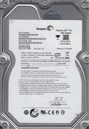 Seagate ST31000335CS Hard Disk Drive