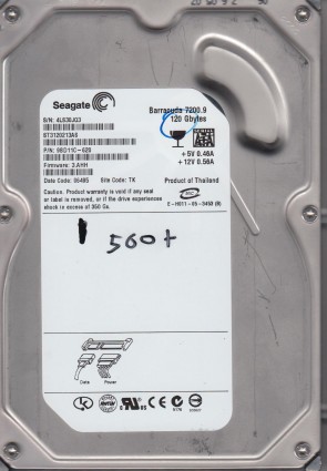 Seagate ST3120213A Hard Disk Drive