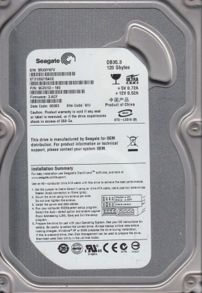 Seagate ST3120215ACE Hard Disk Drive