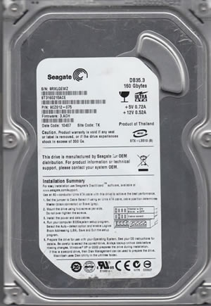 Seagate ST3160215ACE Hard Disk Drive