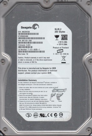 Seagate ST3250824NS Hard Disk Drive