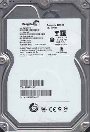 Seagate ST3750525AS Hard Disk Drive