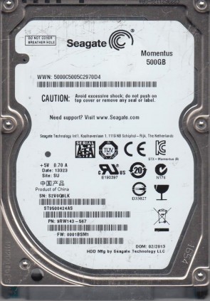 Seagate ST9500424AS Hard Disk Drive