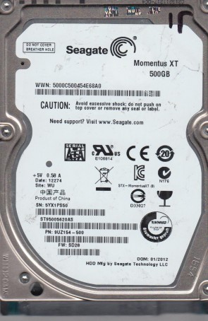 Seagate ST95005620AS Hard Disk Drive