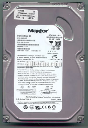 Seagate STM380811AS Hard Disk Drive