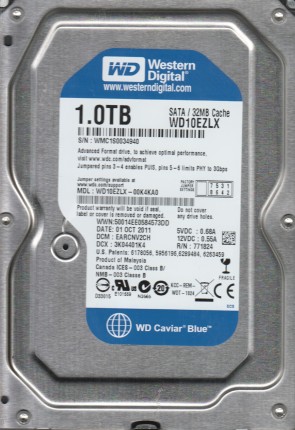 Western Digital WD10EZLX Hard Disk Drive