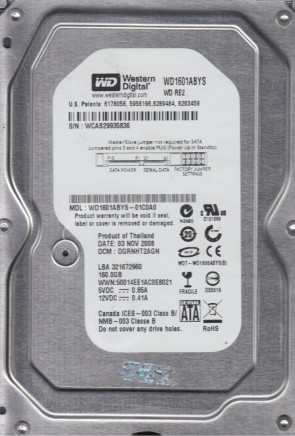 Western Digital WD1601ABYS Hard Disk Drive