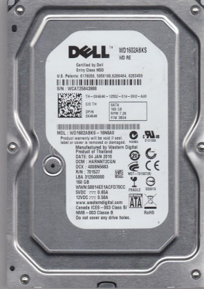 Western Digital WD1602ABKS Hard Disk Drive