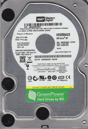 Western Digital WD3200AACS Hard Disk Drive