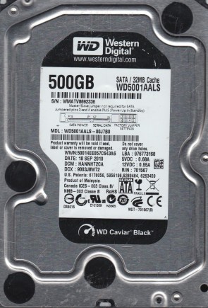 Western Digital WD5001AALS Hard Disk Drive