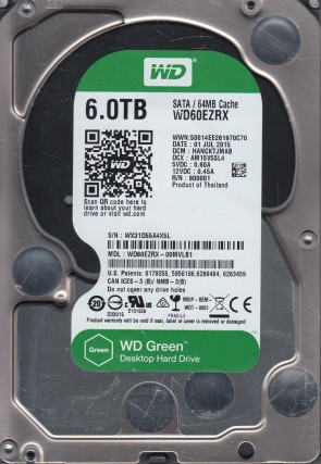 Western Digital WD60EZRX Hard Disk Drive