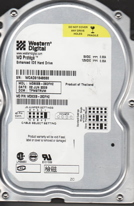 Western Digital WD80EB Hard Disk Drive