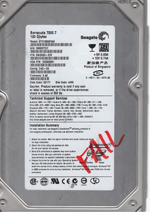 Seagate HDD ST3120827AS