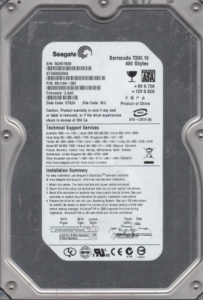 Seagate HDD ST3400620A