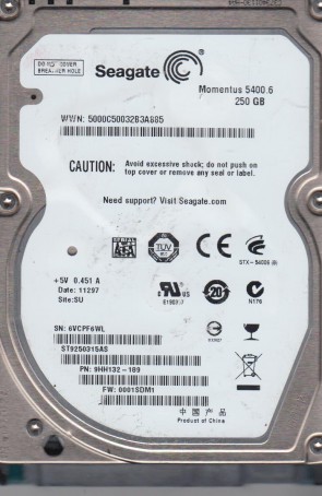 Seagate HDD ST9250315AS