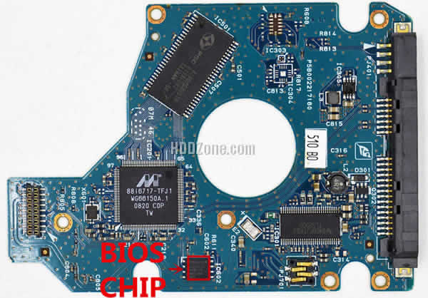 Fix Toshiba MK3252GSX PCB Board G002217A | HDDZONE's BLOG