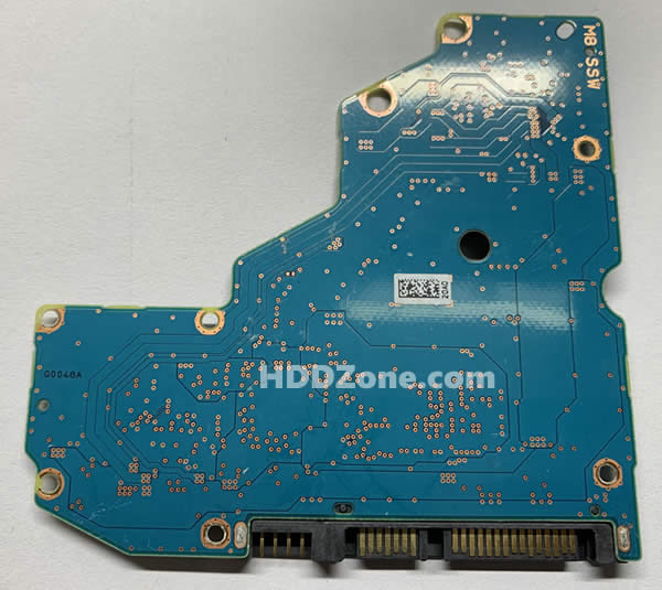 Steps to repair Toshiba HDD PCB G0048A