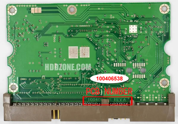 ST3500630AV Seagate PCB 100406538