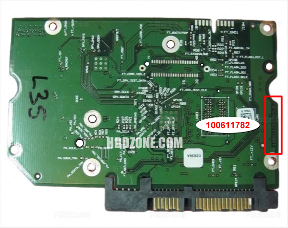 Seagate 100611782 PCB