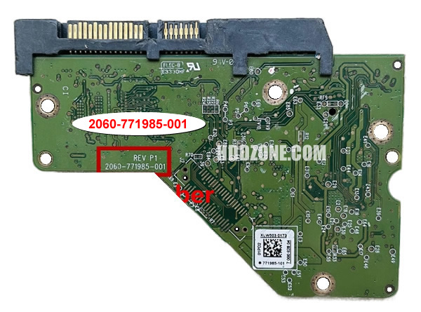 Western Digital PCB 2060-771985-001