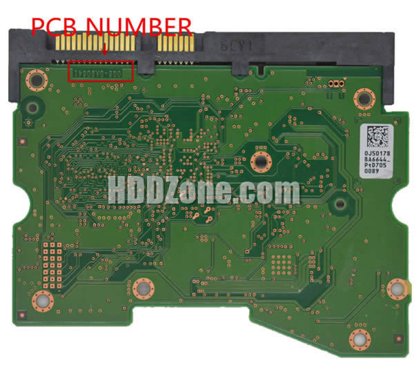 Western Digital HDD PCB 006-0A90641