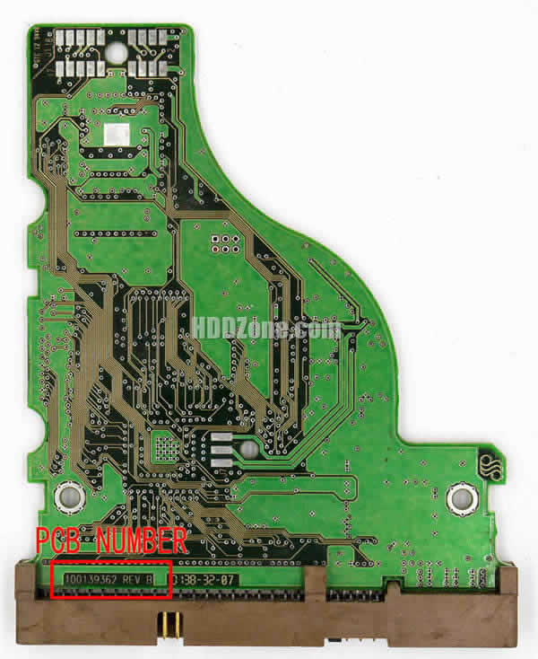 Seagate HDD PCB 100139362