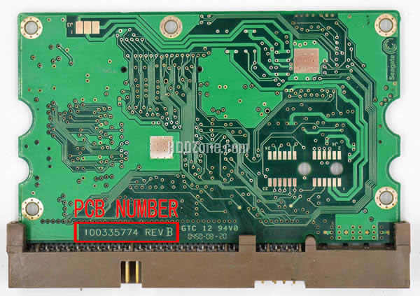 Seagate HDD PCB 100335774