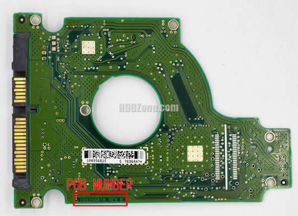 Seagate HDD PCB 100356818