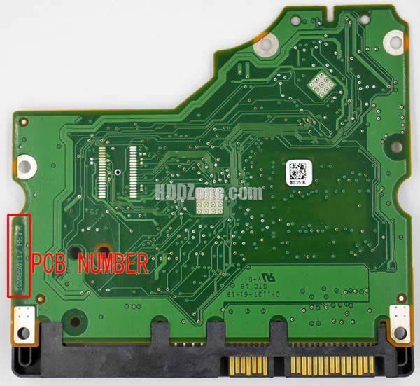 Seagate HDD PCB 100650117