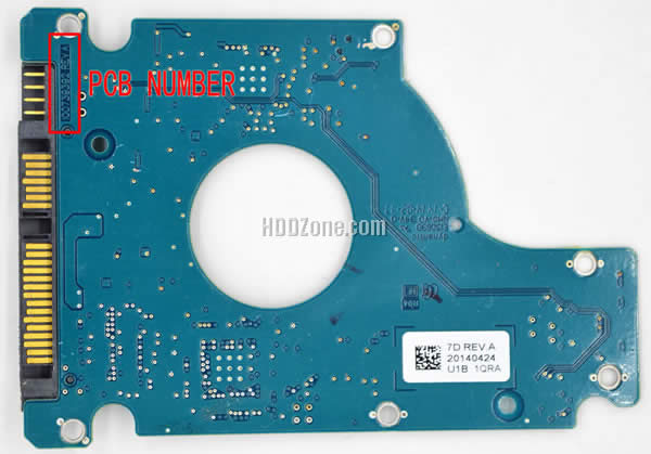 Seagate HDD PCB 100739392