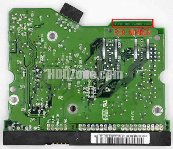 Western Digital HDD PCB 2060-001265-001