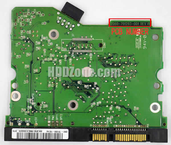 Western Digital HDD PCB 2060-701293-001