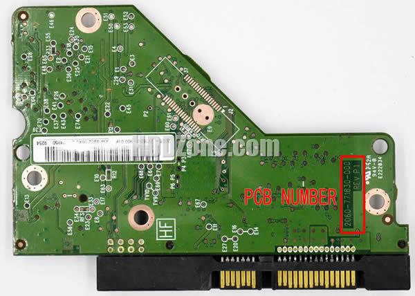 Western Digital HDD PCB 2060-771630-000