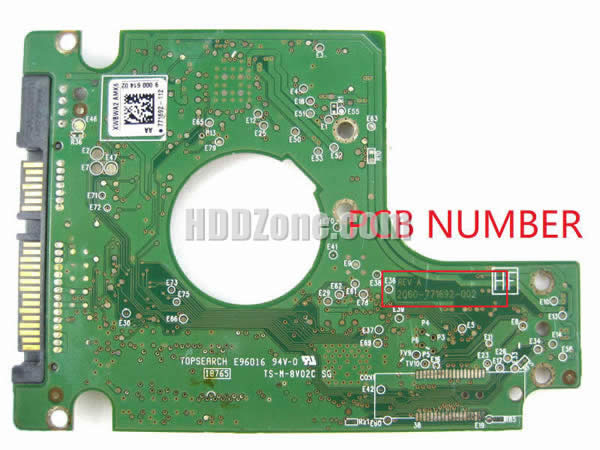 Western Digital HDD PCB 2060-771692-002