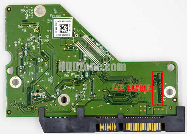 Steps to repair WD HDD PCB 2060-771824-006