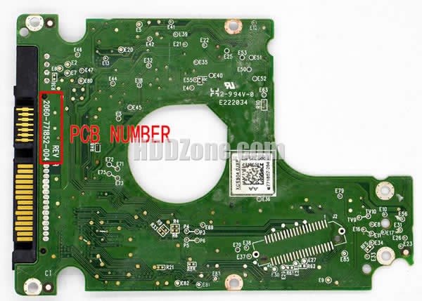 Western Digital HDD PCB 2060-771852-004