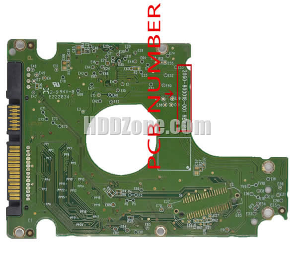 Western Digital HDD PCB 2060-800018-001