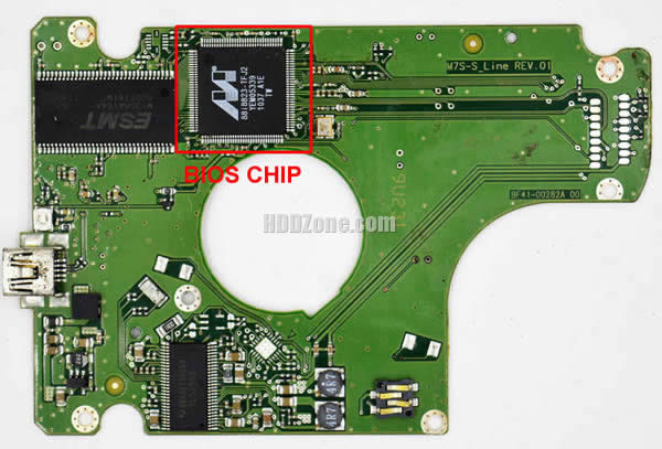 Steps to repair Samsung HDD PCB BF41-00282A