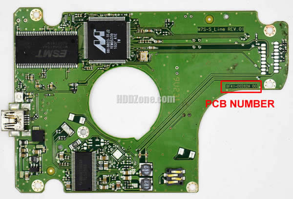 Steps to repair Samsung HDD PCB BF41-00282A