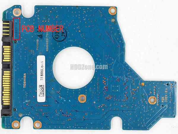 Toshiba HDD PCB G002217A